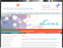 Tablet Screenshot of integratedbodywork.co.uk